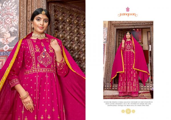 Rangoon Inspire Vol 2 Rayon Print Designer Readymade Suit